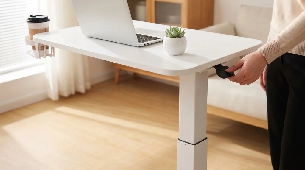 GTPLAYER mesa de pie movil para portatil con ruedas escritorio ajustable