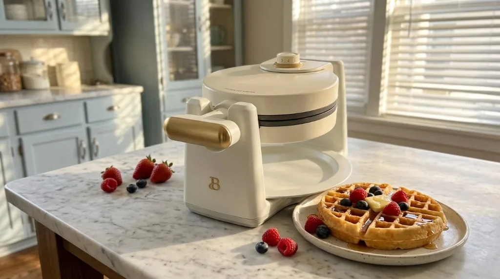 El Desayuno Perfecto del Fin de Semana: Gofrera Belga Giratoria 180° y Set de Repostería