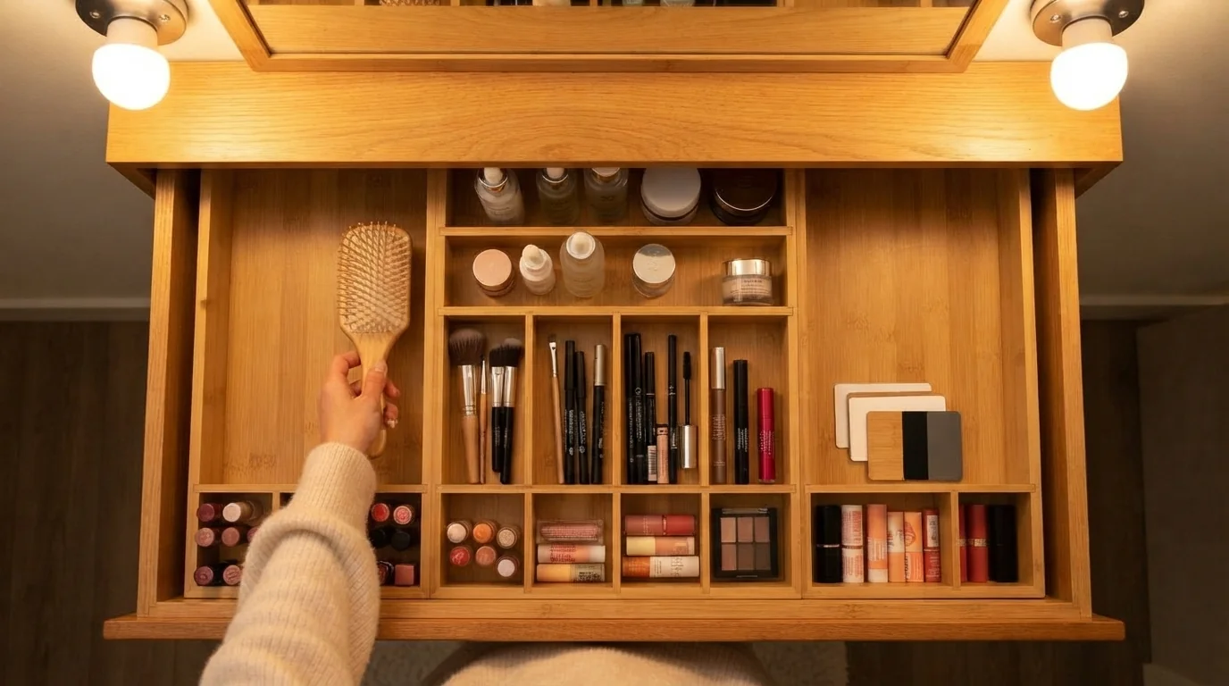ROYAL CRAFT WOOD organizador de cajones extensible bambu bano maquillaje